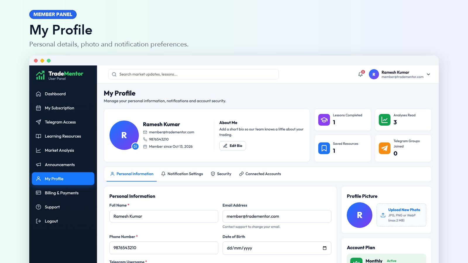 My Profile